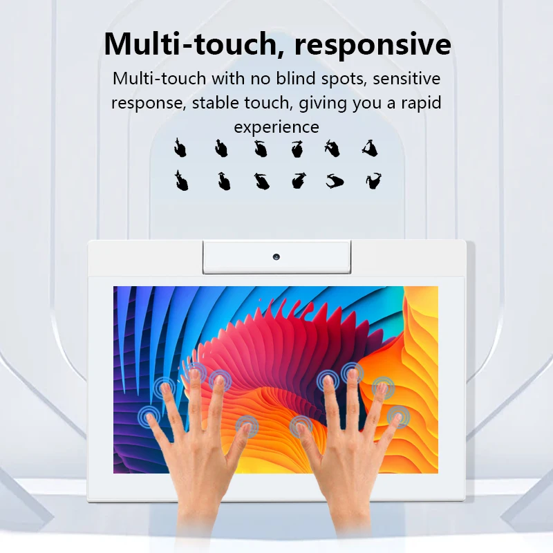 10.1 Inch Rk3566 Wifi 5g Nfc Rj45 Poe Wall Mount Android 11 Tablet With Ethernet Port