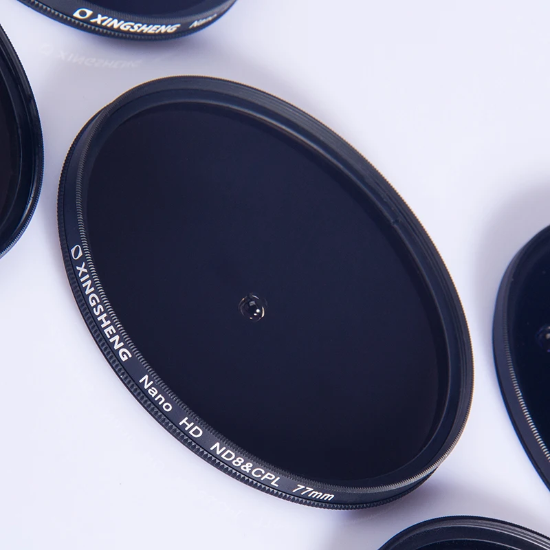 77mm Camera optical lens multi functional ND with Polarizing effect ND8&CPL Filter