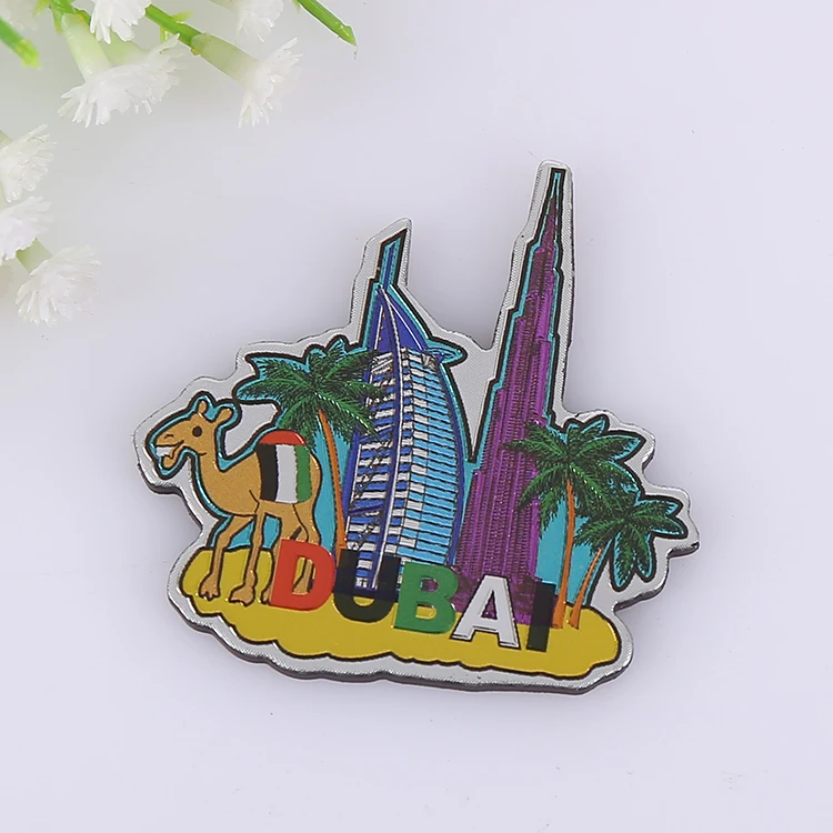 
Colorful Unique Design Souvenir Rectangle Fridge Magnet 