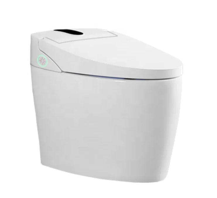 
Chinese Factory Modern Automatic Bidet Toilet One Piece Intelligent Roughing-in Soft Closing Cover Auto Flushing Smart Toilet 