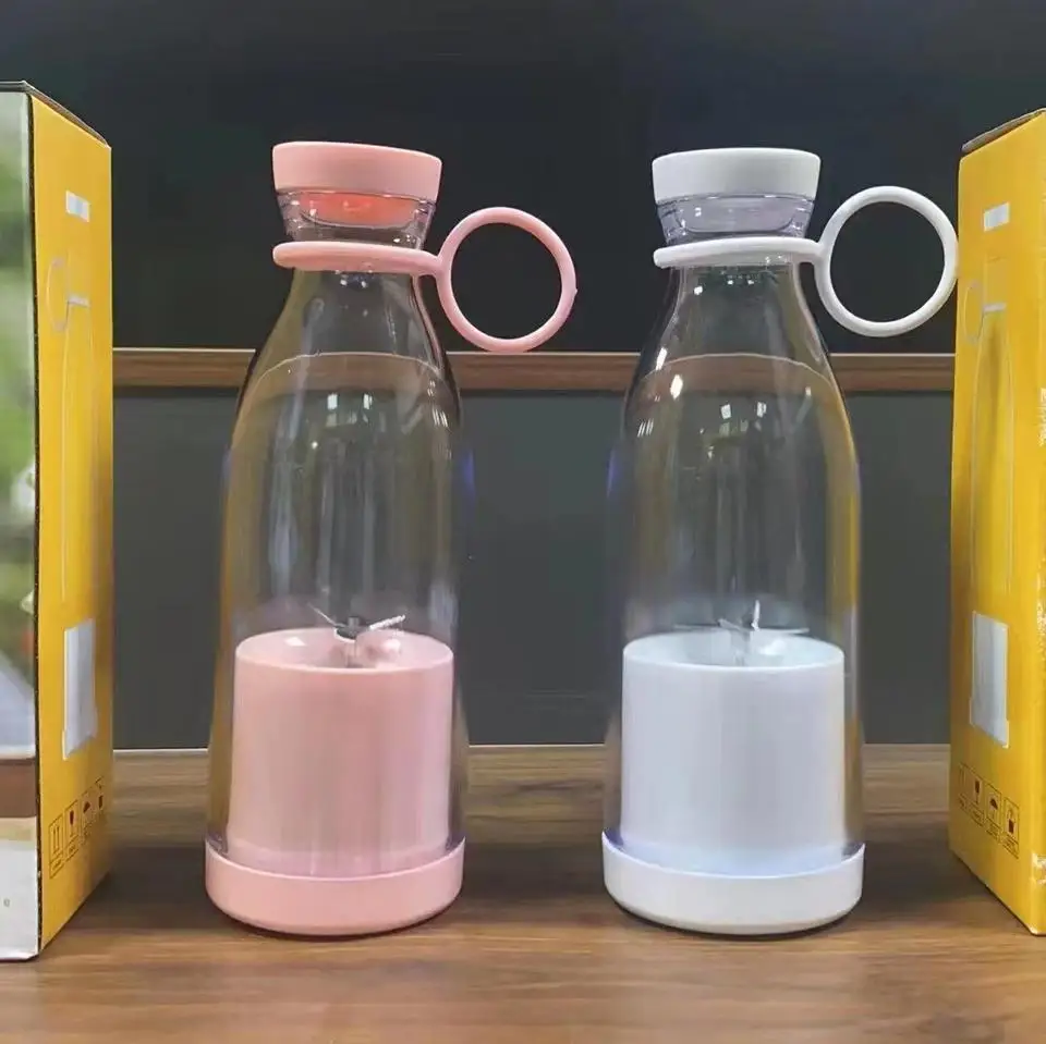 Hand Blender Powder Blender Machine Portable USB Blender Big Capacity Rechargeable Waterproof 380ML Car Battery Plastic OEM 80