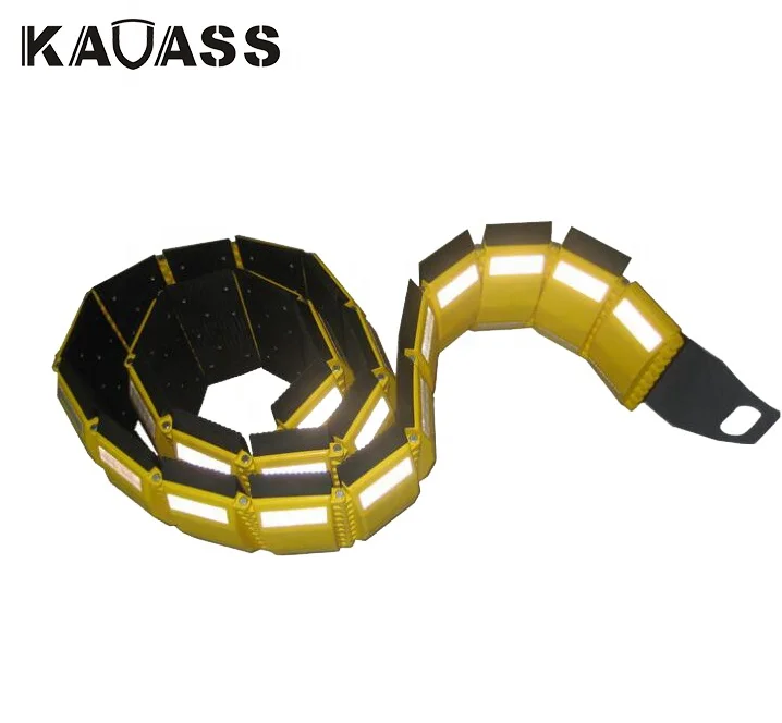 Portable reflective traffic road pp pvc plastic speed bump