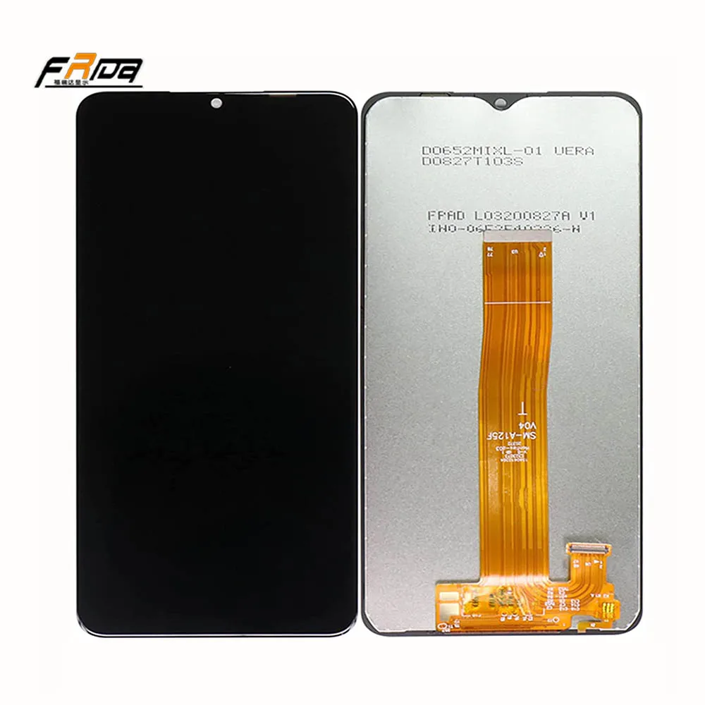 6.5 inch black color Galaxy A12 mobile phone LCD Screen Replacement Touch Display Digitizer Assembly for Samsung Galaxy A12
