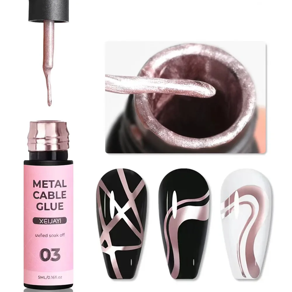 Custom Branded 5ml nail metal glue with Overseas Warehouse Pick & Pack Services