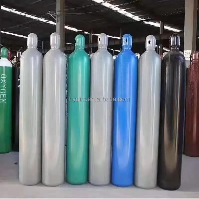 Высокое качество оптовая продажа 40L/42L/45L/50L 5 7 мм толщина стенки 150 бар давления ISO стандартный стальной газовый баллон