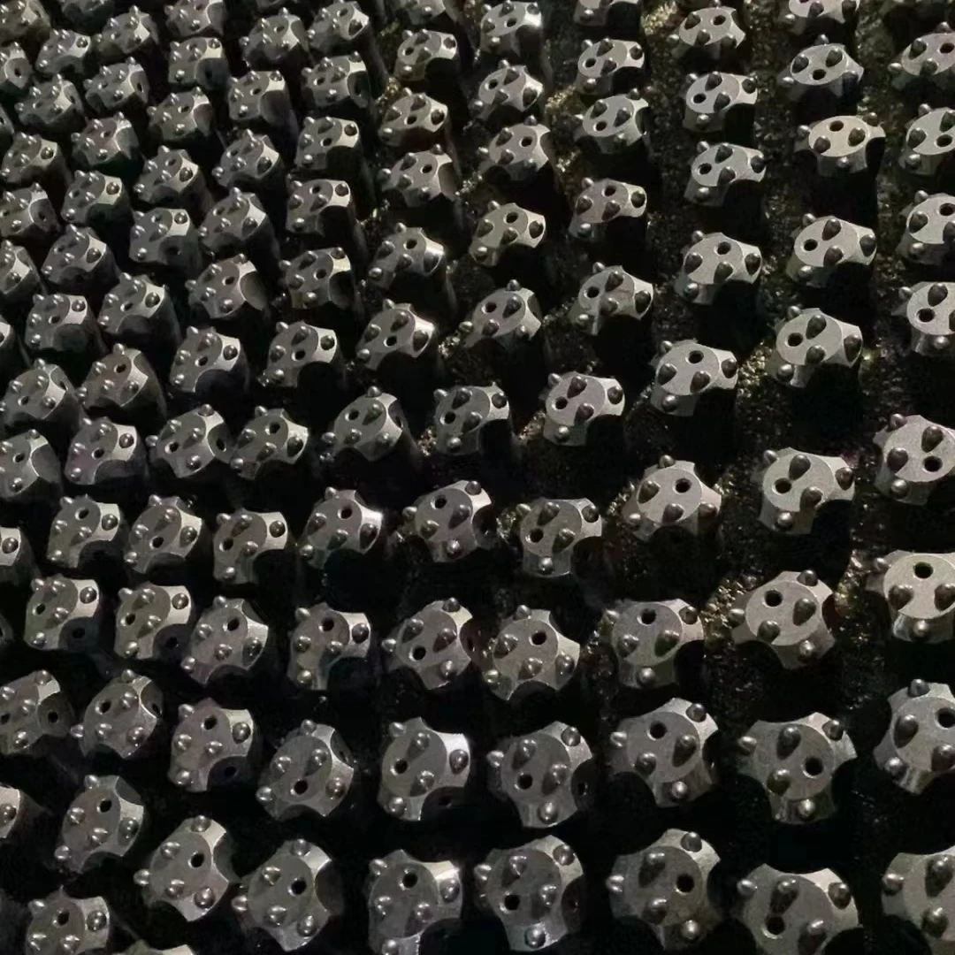 Rock Drill Bits  Tungsten carbide  Taper Button Bit for Mining Drilling Blasting