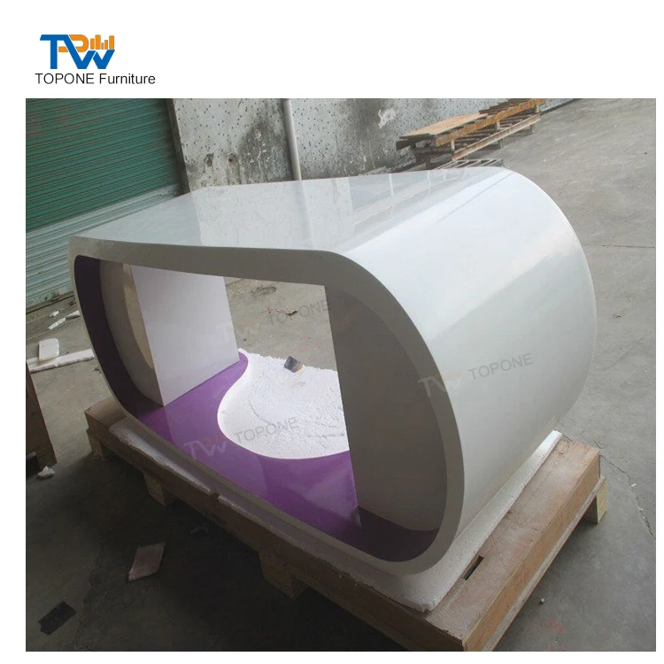 Modern Acrylic Home Office Furniture Google Table Design Executive Desk with Cabinet