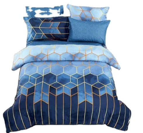 Ultra Soft 3PCS Full Size Microfiber Bed Sheet Set Disperse Duvet Cover Bedding Set for All Season