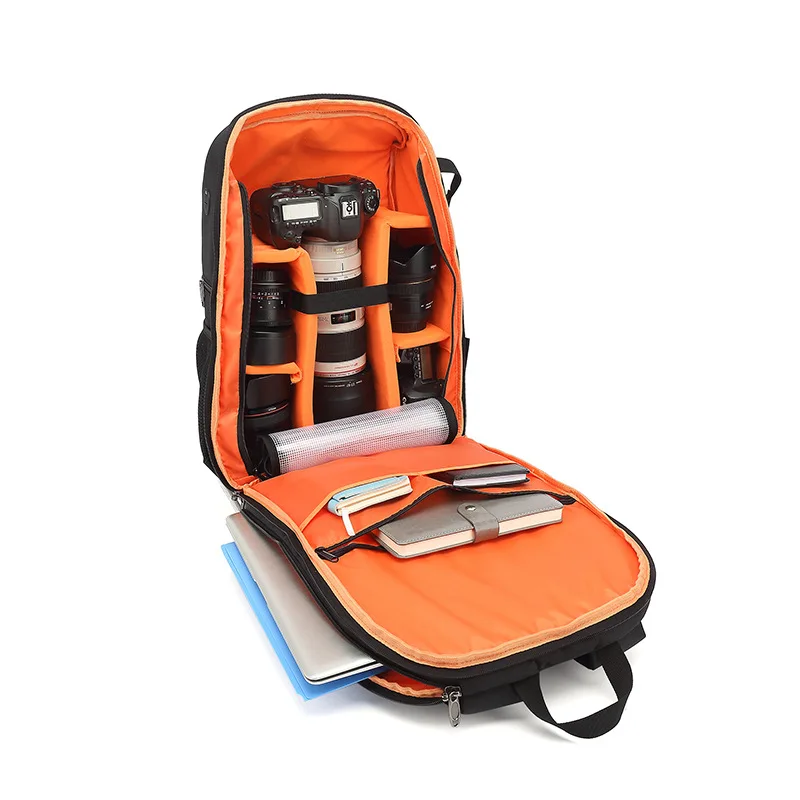 
 Рюкзак для камеры с логотипом под заказ, рюкзак для ноутбука, ударопрочный водонепроницаемый рюкзак для камеры DLSR   (1600234381244)