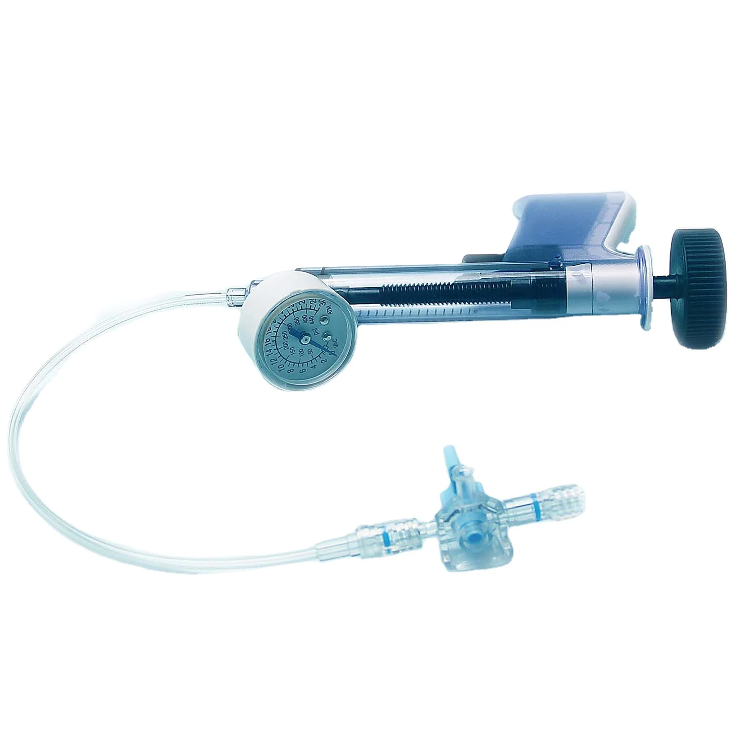 Tianck medical good healthy safety medical cardiology gun type 40ATM balloon inflation device
