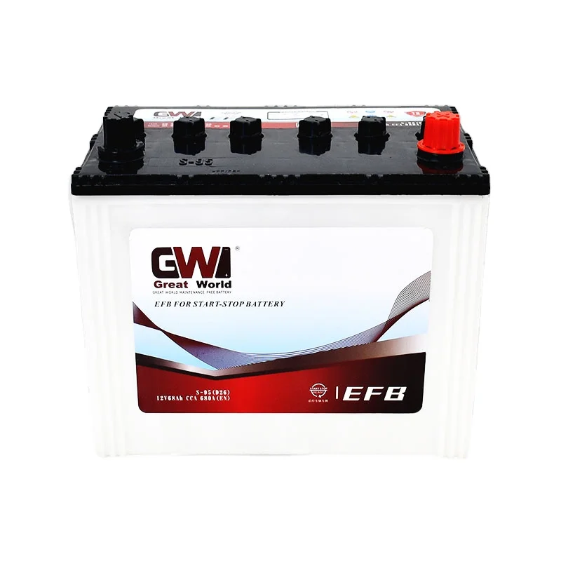 12V 150ah Korean Quality for Africa Market Maintenance Free Car Battery