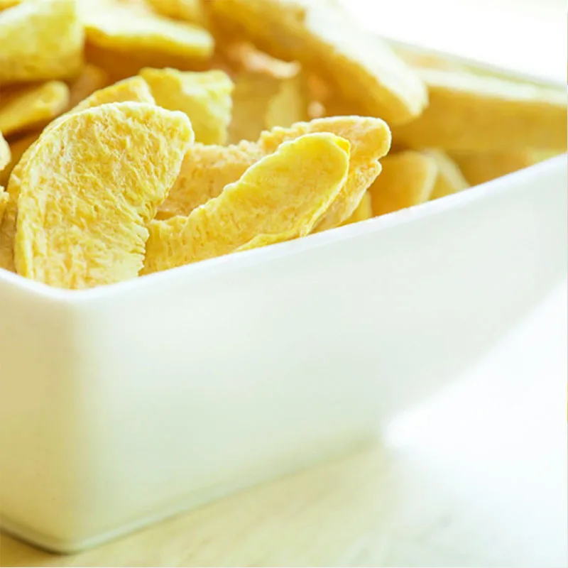 Замороженные фрукты, закуски, куски, без глютена, лиофилизирующий персик