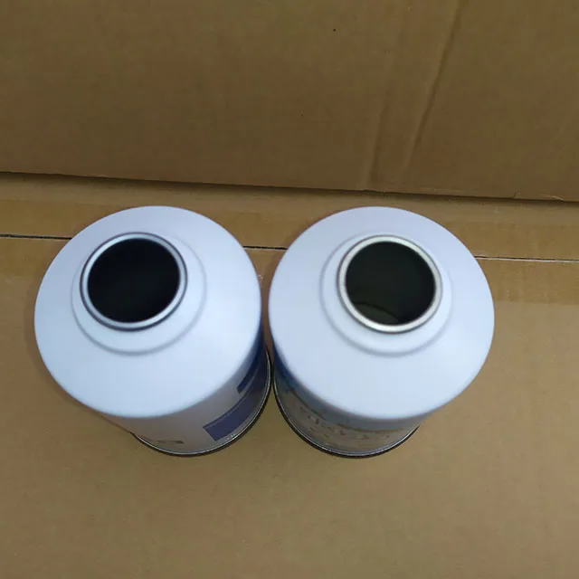 refrigerant gas aerosol tin can for packing R134a refrigerant gas