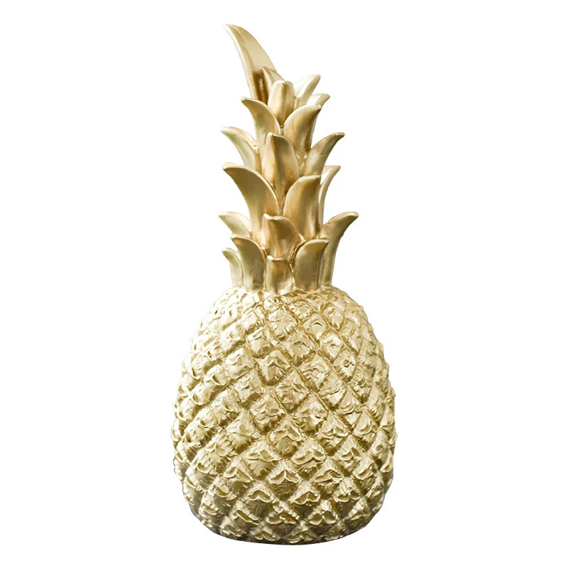 
2021 hot sale Nordic new products explosion models modern golden pineapple creative home decoration home decoration accessories 