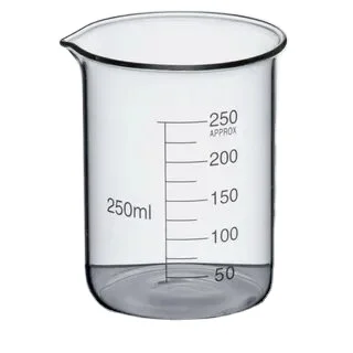 Glass Measuring Beaker 200ml Low Form Beaker Borosilicate Beaker