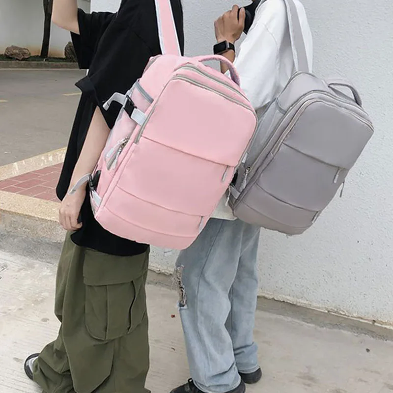 Large capacity Laptop Backpack expandable Boarding Hiking Waterproof Outdoor Sport Rucksack Travel Backpack With USB Charging