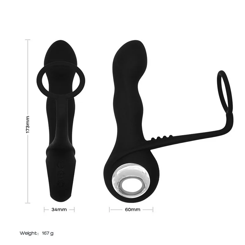 men women sex toys products anal vibrator for male and female, full body sex toys two motors rechargeable  prostate massager