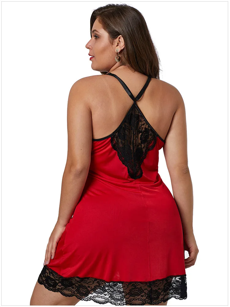 
Wholesale sexy Plus Size Lingerie Sexi Women Purple BabyDoll Lace Nude Lingerie sexy 