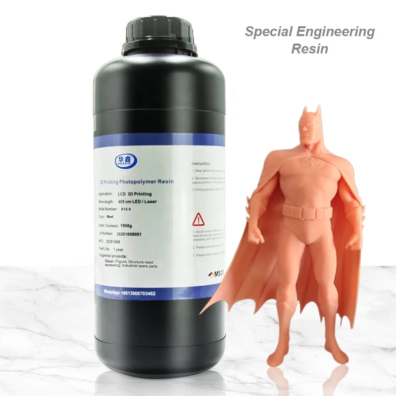 Huaxin New Sla-Dlp Lcd Resin For 3D Printer 1000G 3D Printer Resin Laser