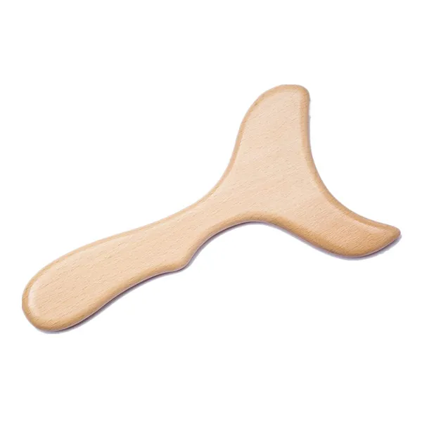 Beech Wooden Gua Sha Tool for Back Neck Arm Waist Ass Thigh Head Massager Maderotherapy Massage