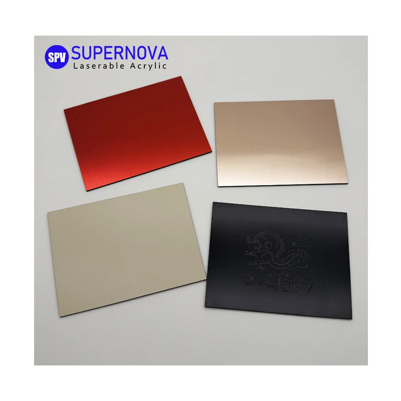 12*24 Gloss Black/Gray Laser Engraving Acrylic Panels, Two Tone Acrylic Laserable Sheets for Laser Engraving With Self Adhesive