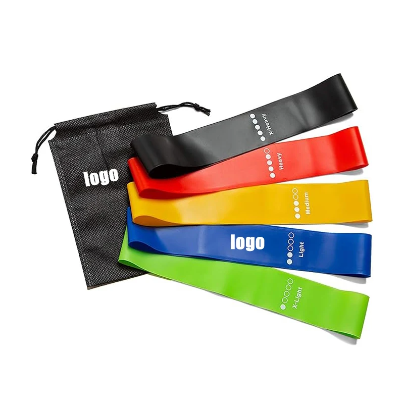 Amyup Latex Natural Rubber Resistance Bands Elastic Yoga Pilates loop bands Gym Fitness Exercise Workout Resistant Band