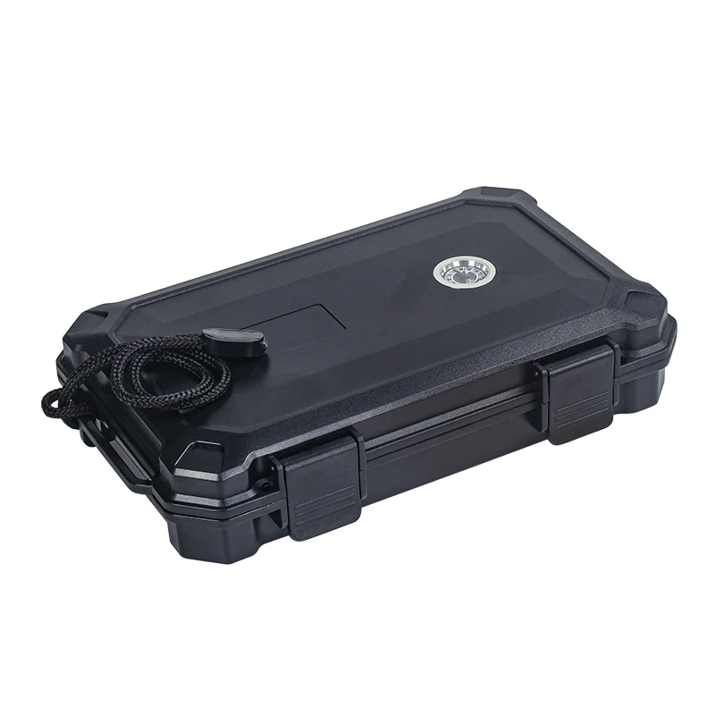 Cigar humidor Portable Men Cigar Box Wholesale Reusable Travel Humidor Cabinet Luxury 6 Finger Plastic ABS Cigar Holder Case