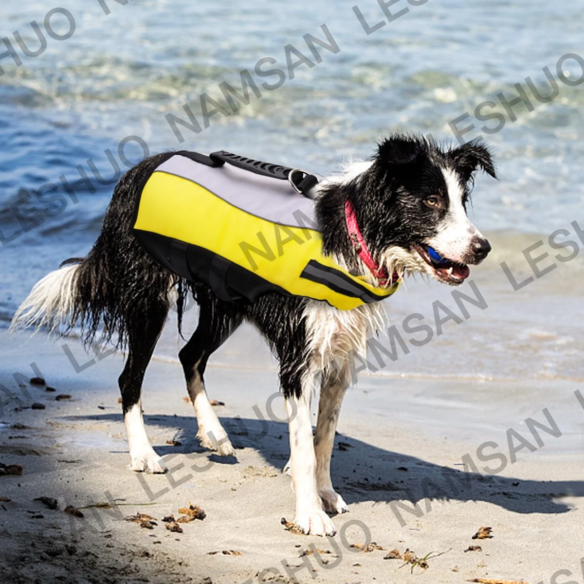 Folding Dog Life Jacket Portable Airbag Dog Swimming Jacket Vest Safety Vest for  Dogs