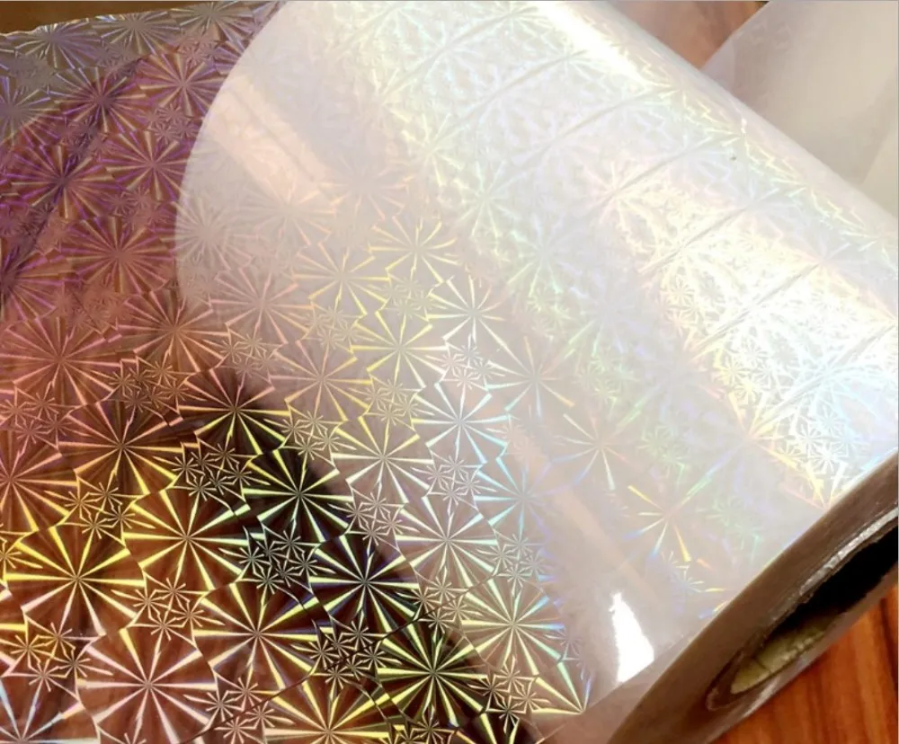 Paper printing cast & cure heat transfer film high quality transparent holographic printing material UV