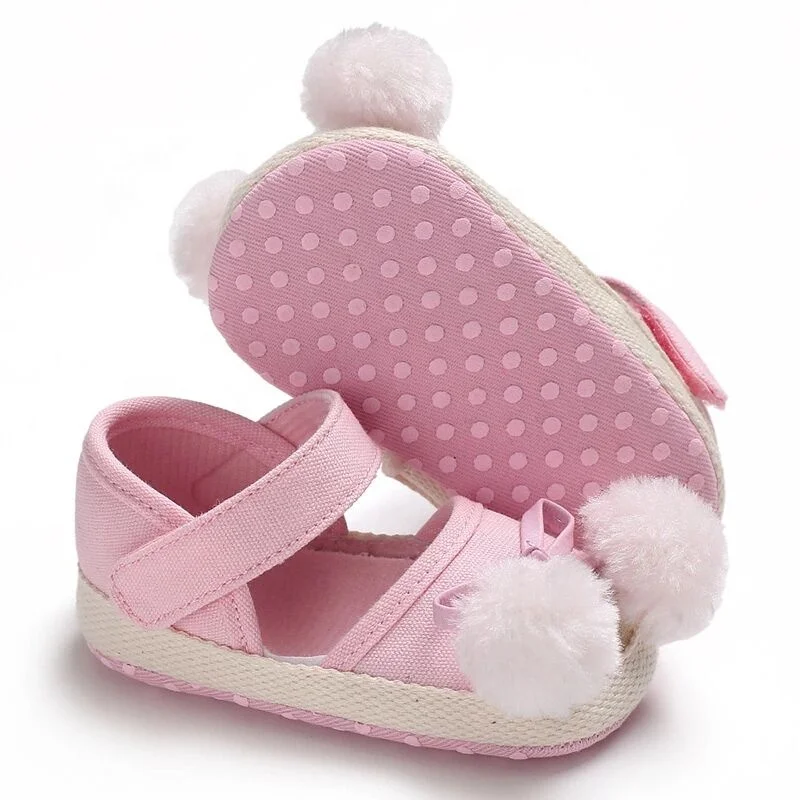 8 Month Pom Pom Toddler Espadrilles Stylish Summer Footwear Baby Girl Shoes