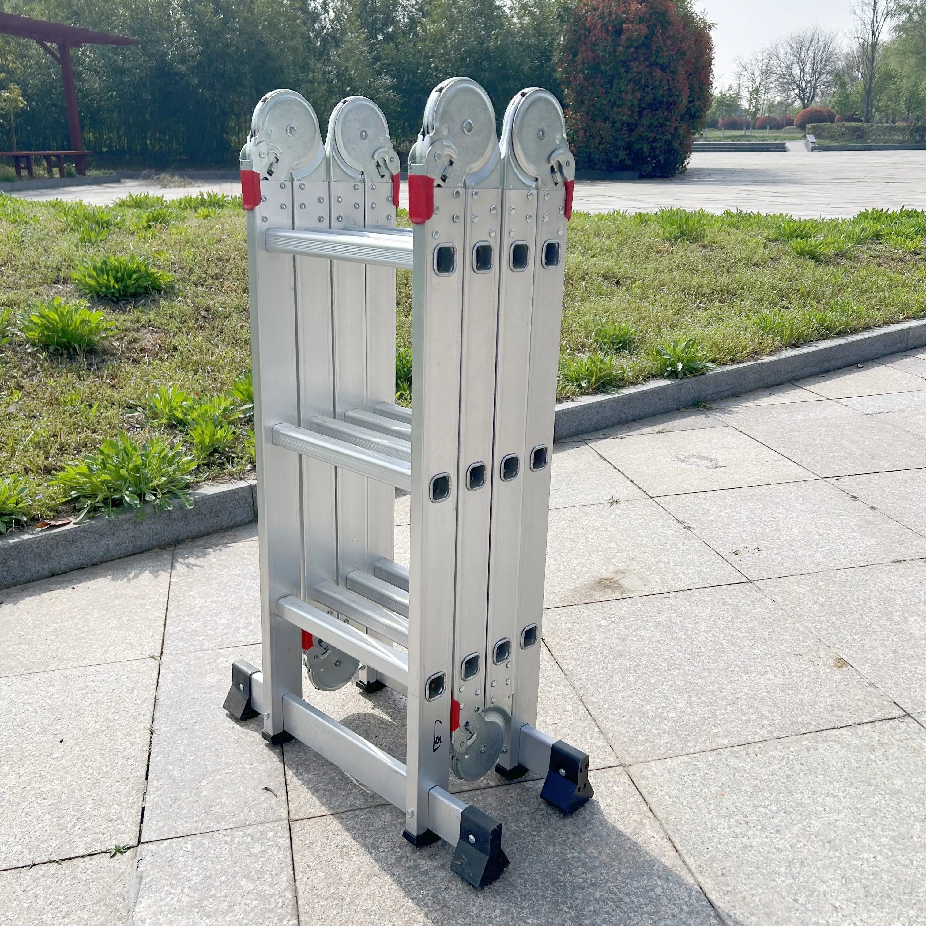 escalera de aluminio ladder Aluminum multi-purpose ladder 1.0mm 1.5mm thickness