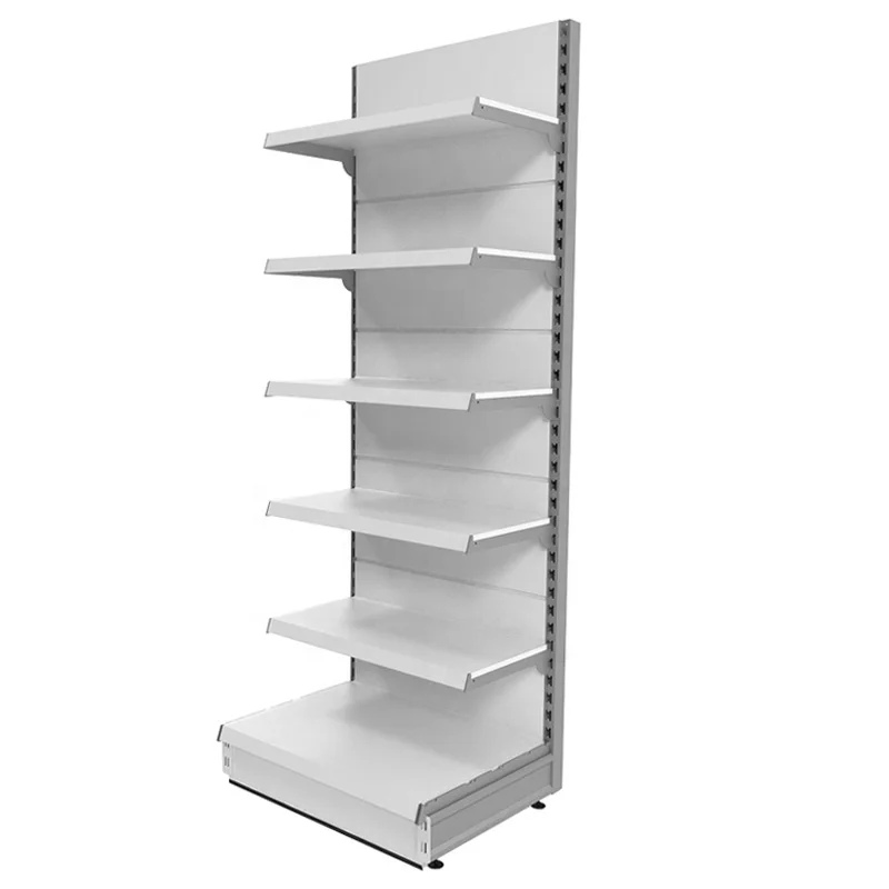 Недорогие полки для супермаркетов металлический стеллаж гондолы от