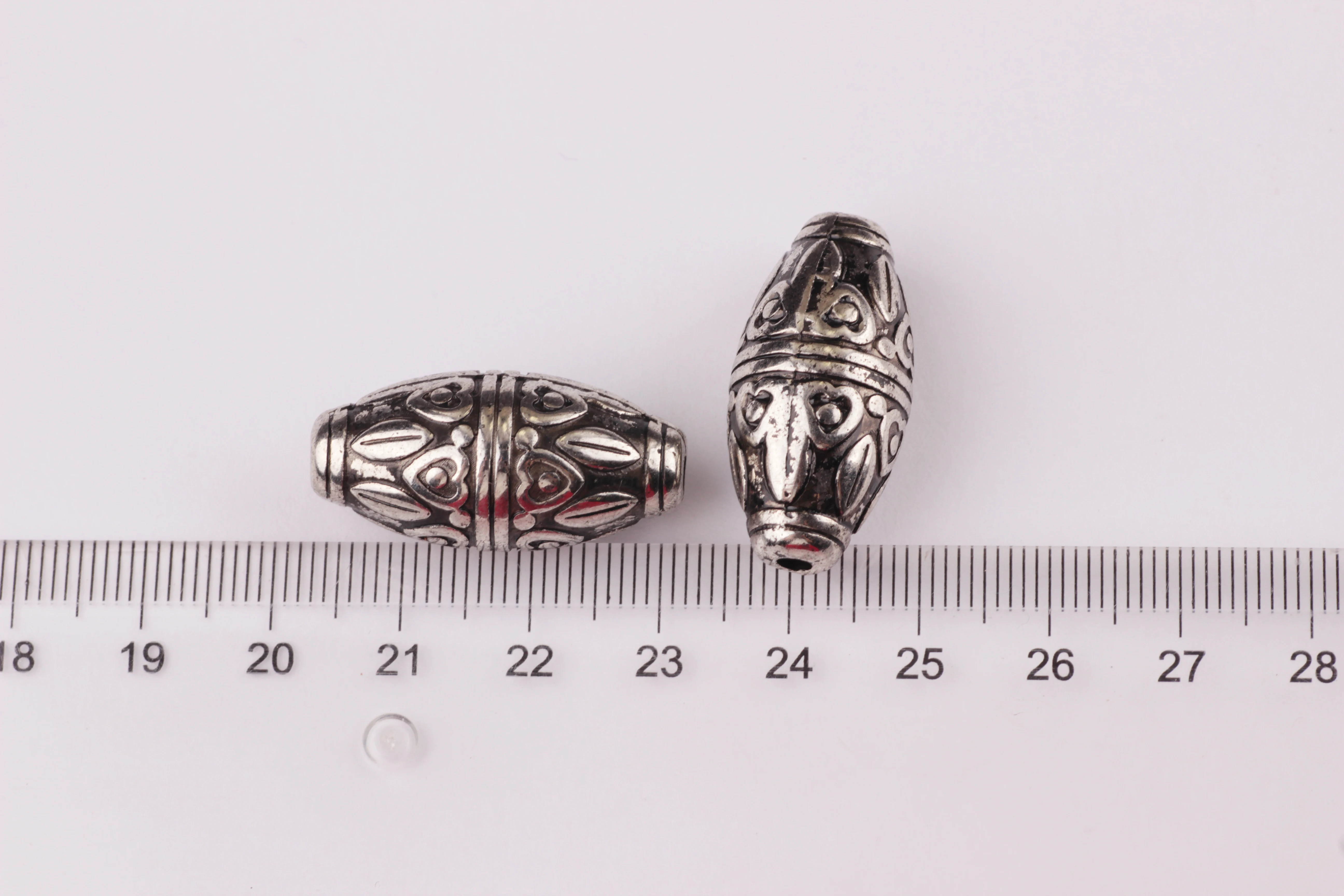 Inside Hole 3mm CCB antique rhodium delica Beads End Caps Beads DIY Jewelry Making Findings Charm Beads