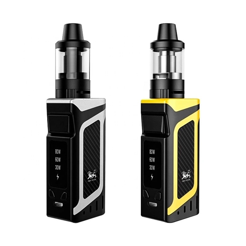 80 Вт температура модель цветной электронный дым сигарет vaping