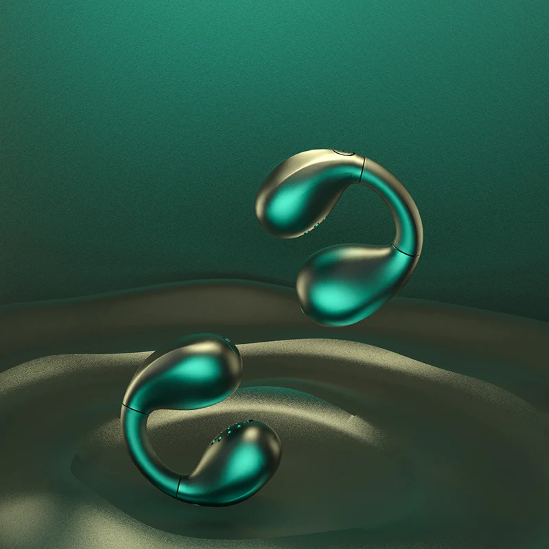 New Arrivals Blue Tooth Earbud & In-ear Headphones Waterproof Wireless Earphones Headsets V5.3 TWS Clip On Blue Tooth Earbuds