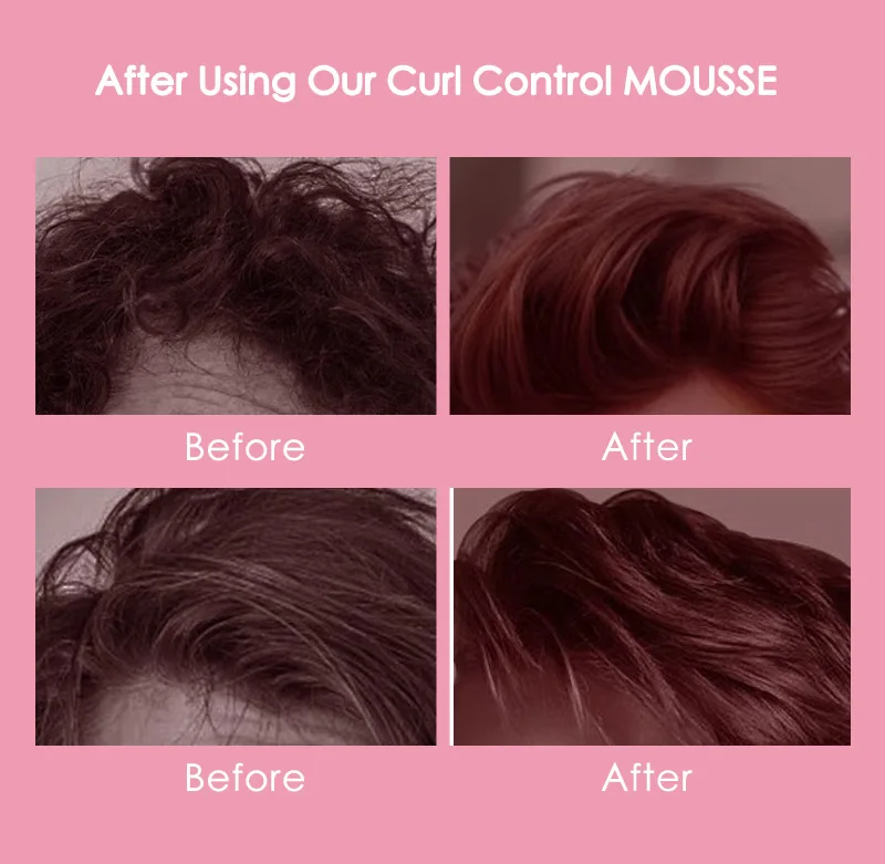 In Stock Salon Use PANDLA Hair Styling Products Long-lasting Herbal Mousse Foam