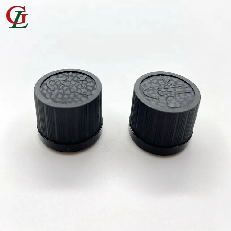 18mm dropper cap series, DIN 18 Plastic Tamper Evident Screw Cap with Orifice Reducer,  essential oil  CRC cap for essential oil