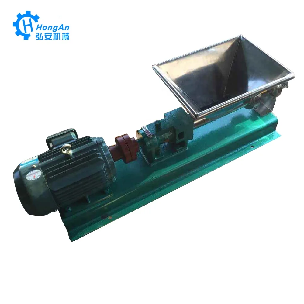 
Stainless steel food grade mono single screw pump 
