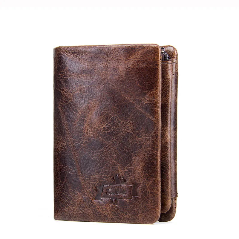 Factory Wholesale New Design Men Wallet Custom High Quality Waterproof Genuine Leather Wallet