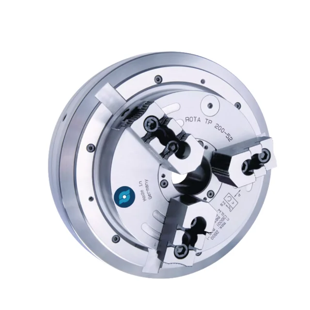 Патрон токарного станка с пневматическим патроном и подходящим цилиндром