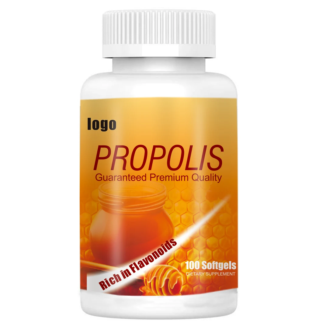 OEM Private Label индивидуальная формула софтгелевые капсулы прополис Softgels повышают иммунитет