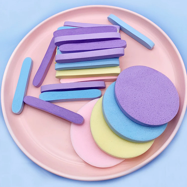 Reusable Hydrophilic Spa Biodegradable Sea Sponge Makeup Remover Pore Exfoliator Compressed Facial Sponge