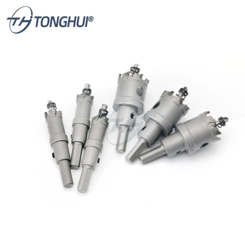 Plastic box packing TCT hole saw Tungsten carbide hole cutter for metal stainless steel drilling