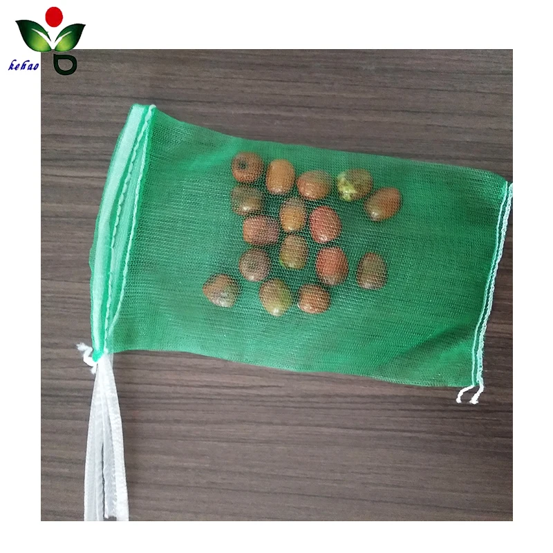 UV green monofilament net bag packing pe date mesh bags for date palm