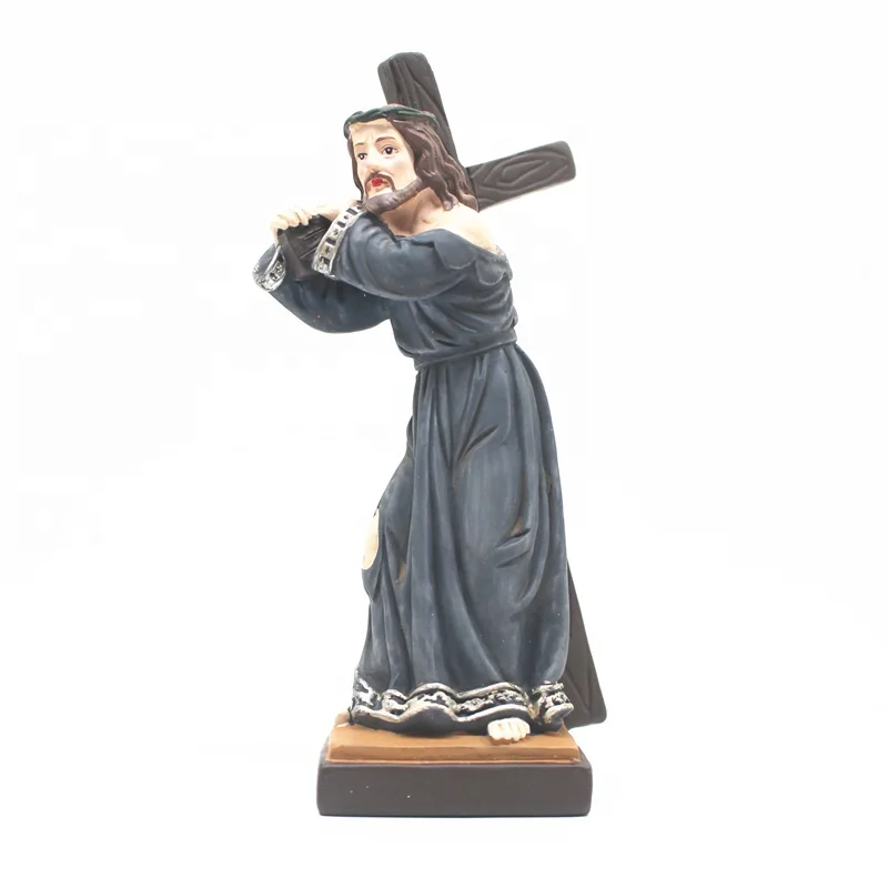 Jesus Cross Home Decor Christianity Figurines Jesus Church Utensils statue Religious Decoration