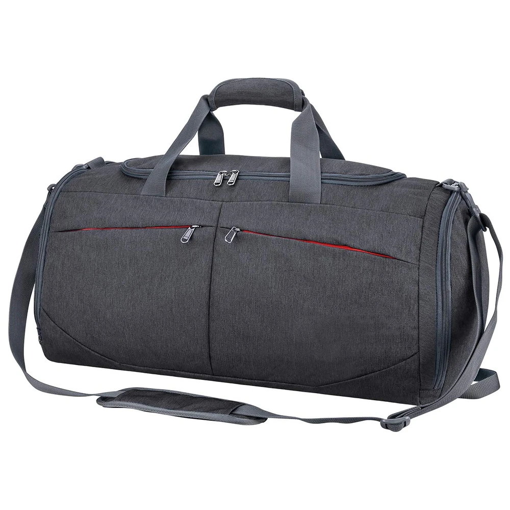 
Unisex Sport Gym Bag Lightweight Travel Duffel Bag with Wet Pocket & Shoes Compartment 