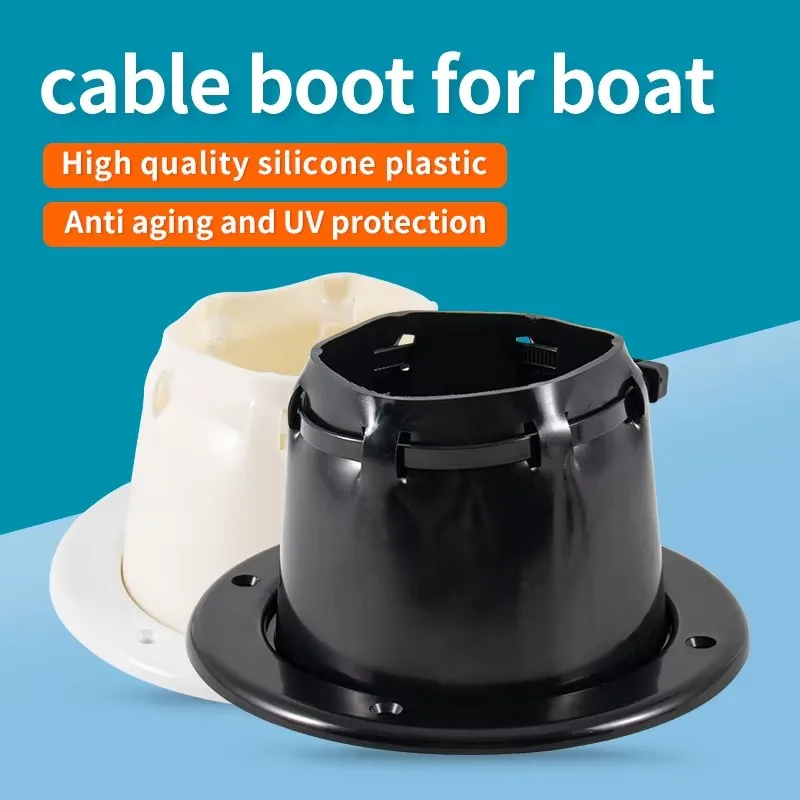 Boat Rigging Wire Harness Steering Throttle Shift Cable Boot 100mm 4inch Yacht Marine Boat Engine Rigging Cable Protector