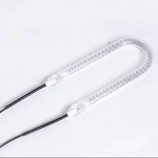 OEM ODM галогенный кварцевый инфракрасный нагреватель из углеродного волокна кварцевое стекло Дальний инфракрасный углеродного волокна электрическая нагревательная трубка