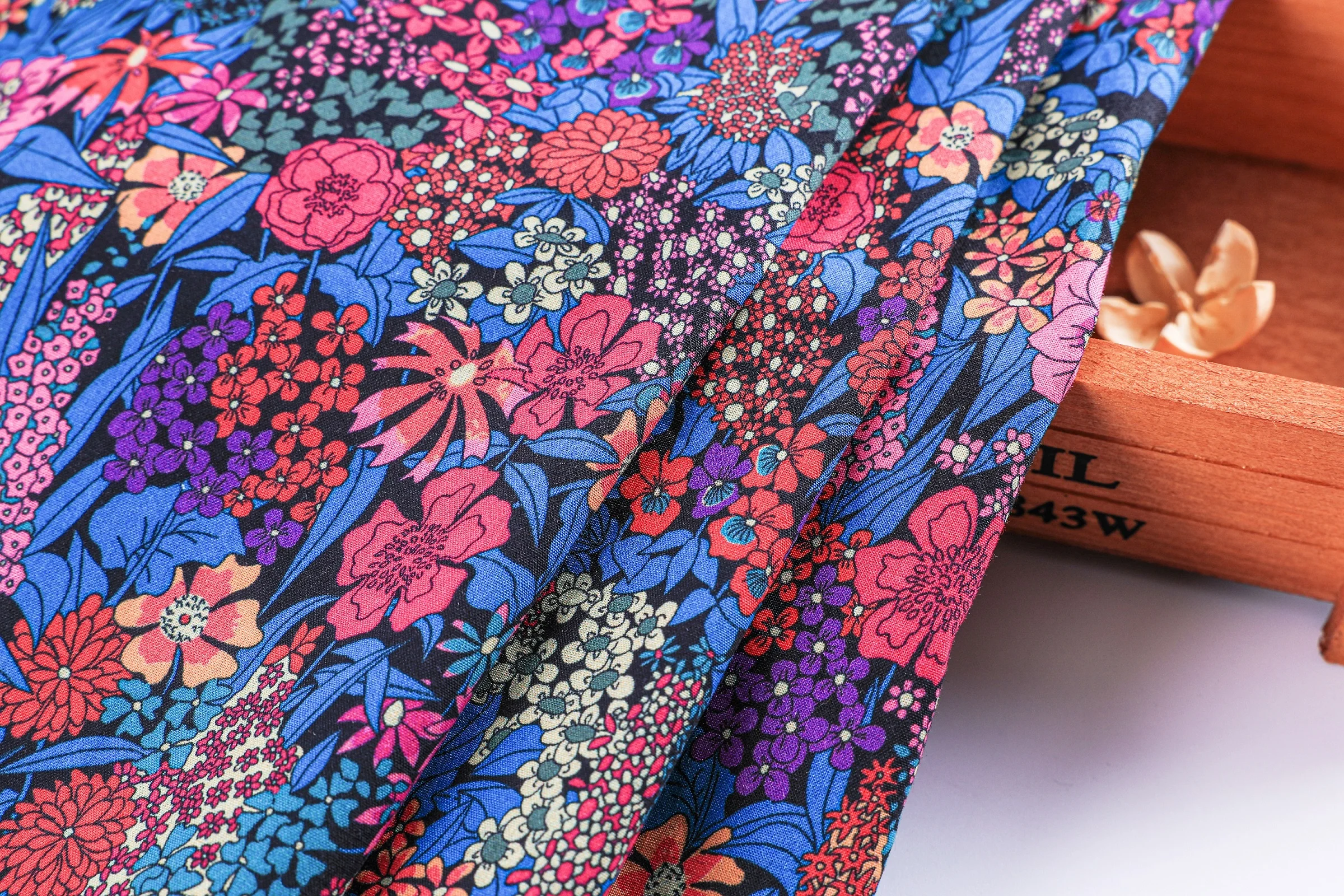 Liberty Muti Color Florals Digital Print Custom Fabric Liberty london Cotton Printing Fabrics For Clothing