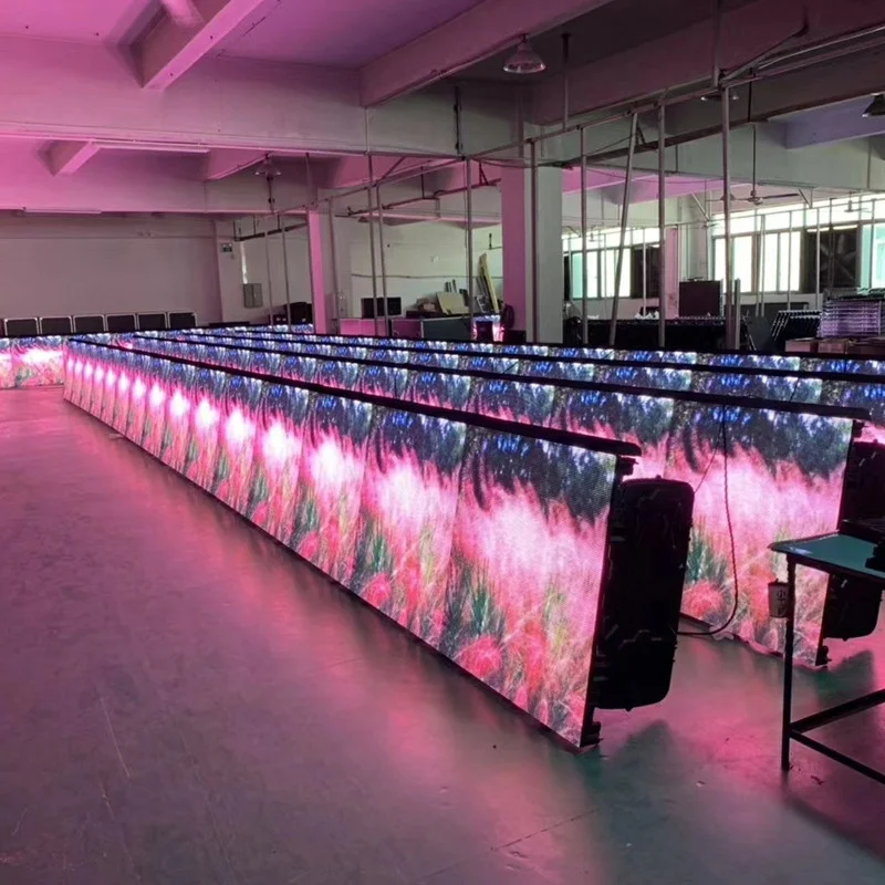 Die-casting aluminum p10 outdoor smd 4k video rental led screen perimeter led cabinet